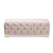 Baxton Studio Avara Beige Velvet Upholstered Gold Finished Tufted Bench Ottoman 154-9369 - alternate 3